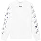 Iconic Long-Sleeved Cotton Tee in Crisp White