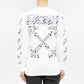 Iconic Long-Sleeved Cotton Tee in Crisp White