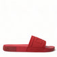 Radiant Red Men's Slide Sandals