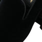 Elegant Velvet Black Loafers for Men