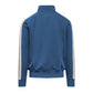 Blue & White Turtleneck Zip Jacket