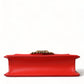 Elegant Red Leather Devotion Envelope Bag