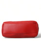 Elegant Deerskin Medium Shoulder Bag in Red
