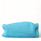 Elegant Turquoise Gold-Accent Tote Bag