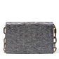 Exquisite Silver Swarovski Embellished Clutch