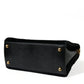 Elegant Velvet and Leather Dog Design Bag