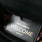 Elegant Velvet and Leather Dog Design Bag