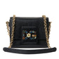 Embellished Lizard Leather Crossbody Bag