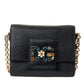 Embellished Lizard Leather Crossbody Bag