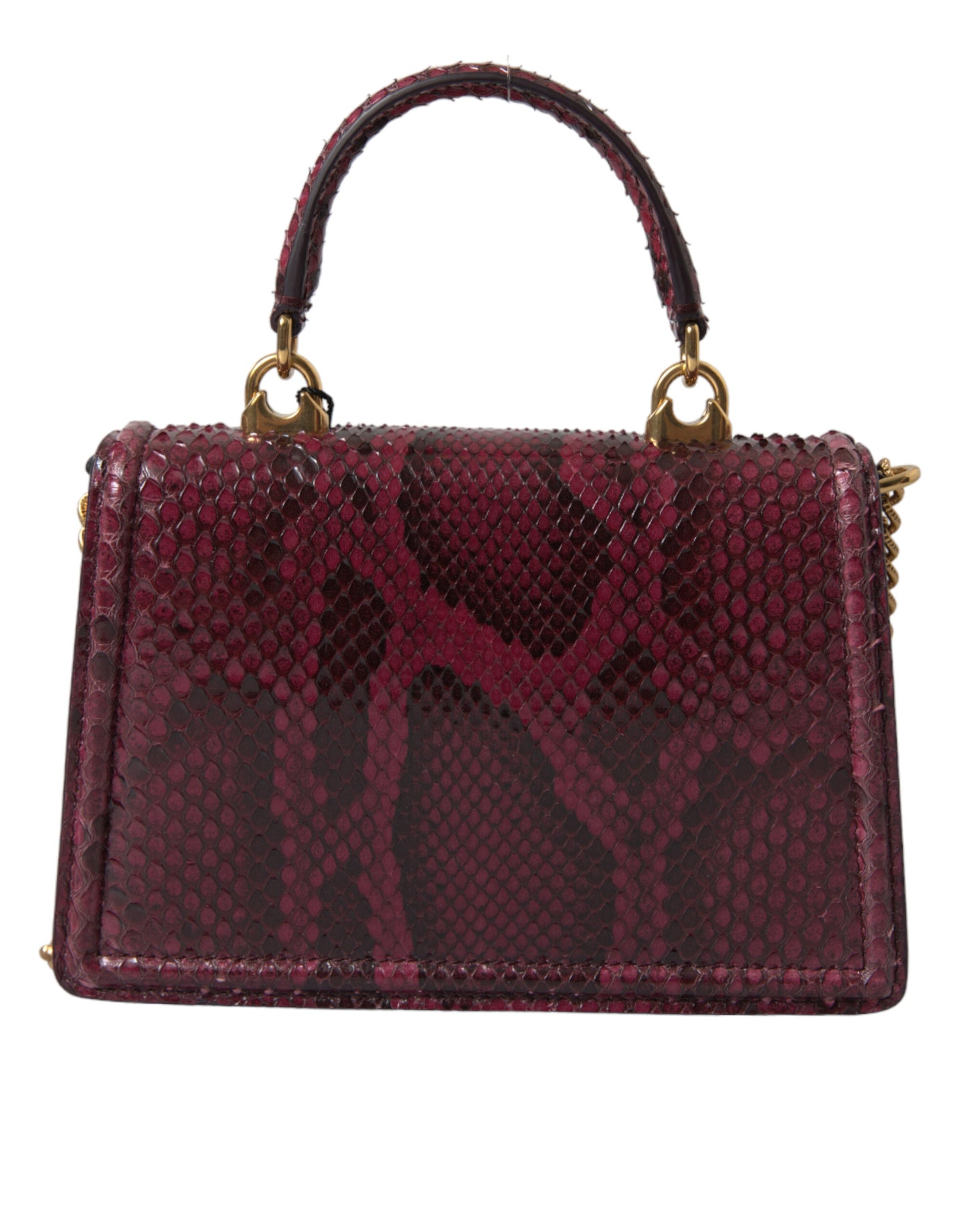Bordeaux Exotic Leather Devotion Shoulder Bag