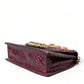 Bordeaux Exotic Leather Devotion Shoulder Bag