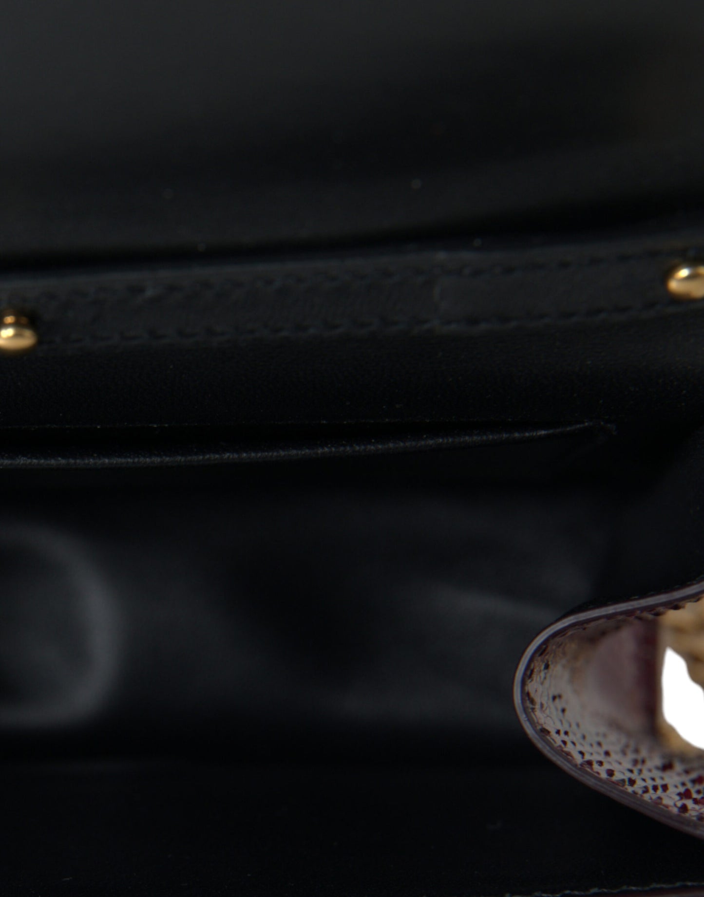 Bordeaux Exotic Leather Devotion Shoulder Bag