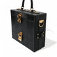 Elegant Embossed Leather Box Bag