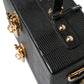 Elegant Embossed Leather Box Bag