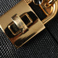 Elegant Embossed Leather Box Bag