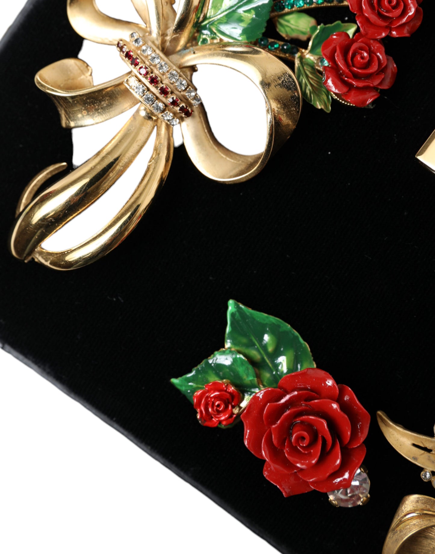 Elegant Black Velvet Box Bag with Gold Hardware