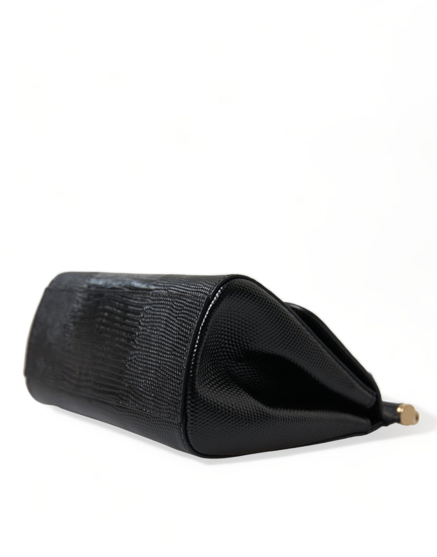 Elegant Black Leather Satchel