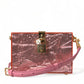 Metallic Pink Gleam Shoulder Bag