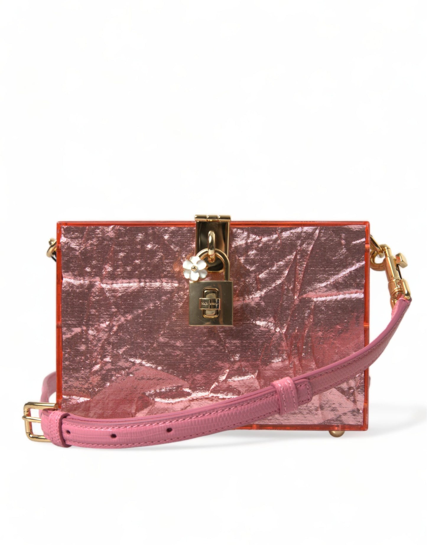 Metallic Pink Gleam Shoulder Bag