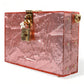 Metallic Pink Gleam Shoulder Bag