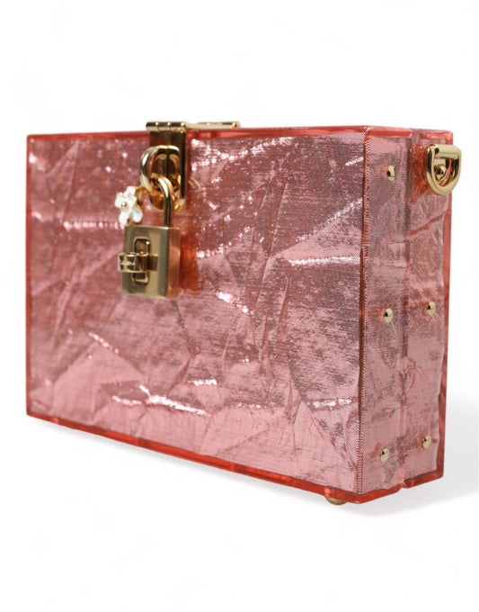 Metallic Pink Gleam Shoulder Bag
