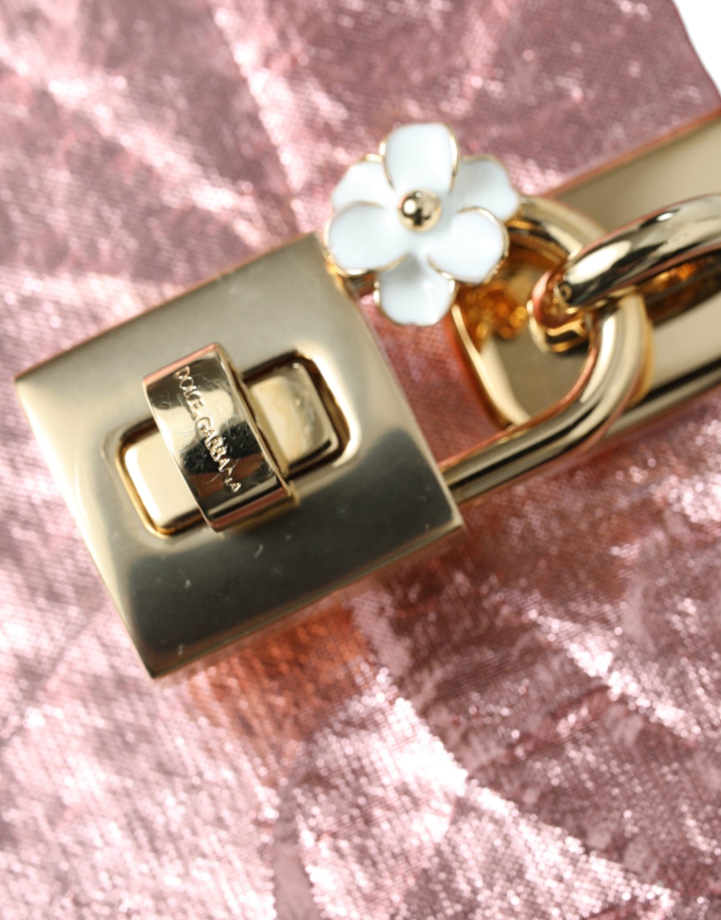 Metallic Pink Gleam Shoulder Bag