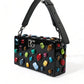 Elegant Black Jewel Shoulder Bag