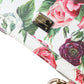Elegant Floral Sicily Leather Shoulder Bag