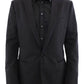 Elegant Black Martini Slim Blazer Jacket