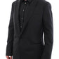 Elegant Black Martini Slim Blazer Jacket