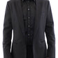 Elegant Black Martini Slim Blazer Jacket