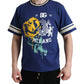 Cobalt Blue Cotton Crew Neck T-Shirt