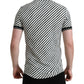 Elegant Striped Cotton Polo Tee