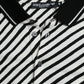 Elegant Striped Cotton Polo Tee