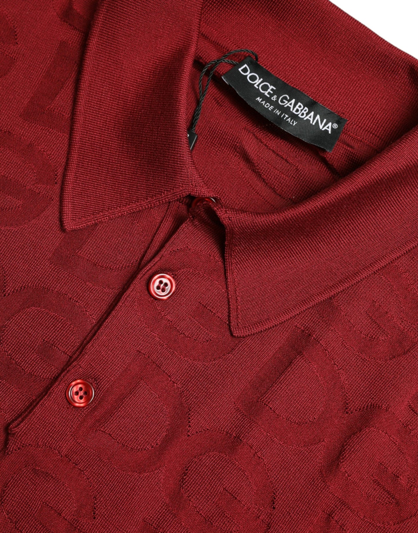 Elegant Maroon Silk Polo Tee