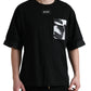 Elegant Camouflage Print Crew Neck Tee