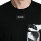 Elegant Camouflage Print Crew Neck Tee