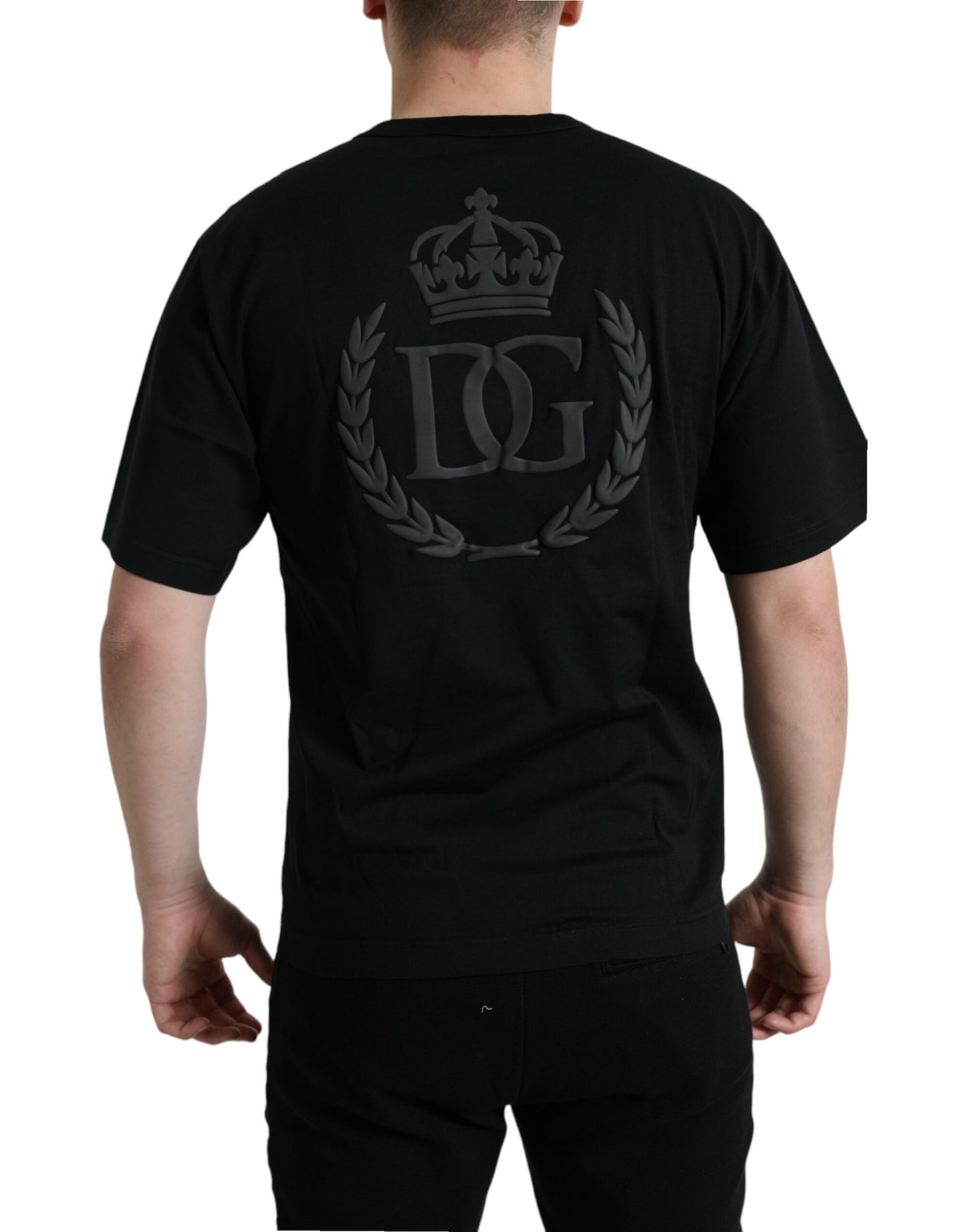 Elegant Crown Motif Cotton Tee