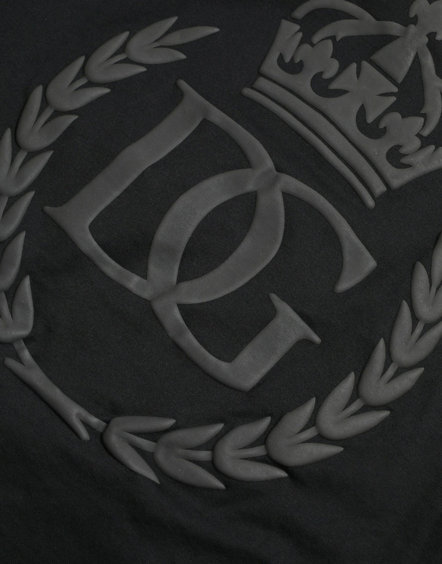 Elegant Crown Motif Cotton Tee