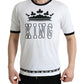 Regal Crown White Cotton Tee