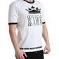 Regal Crown White Cotton Tee