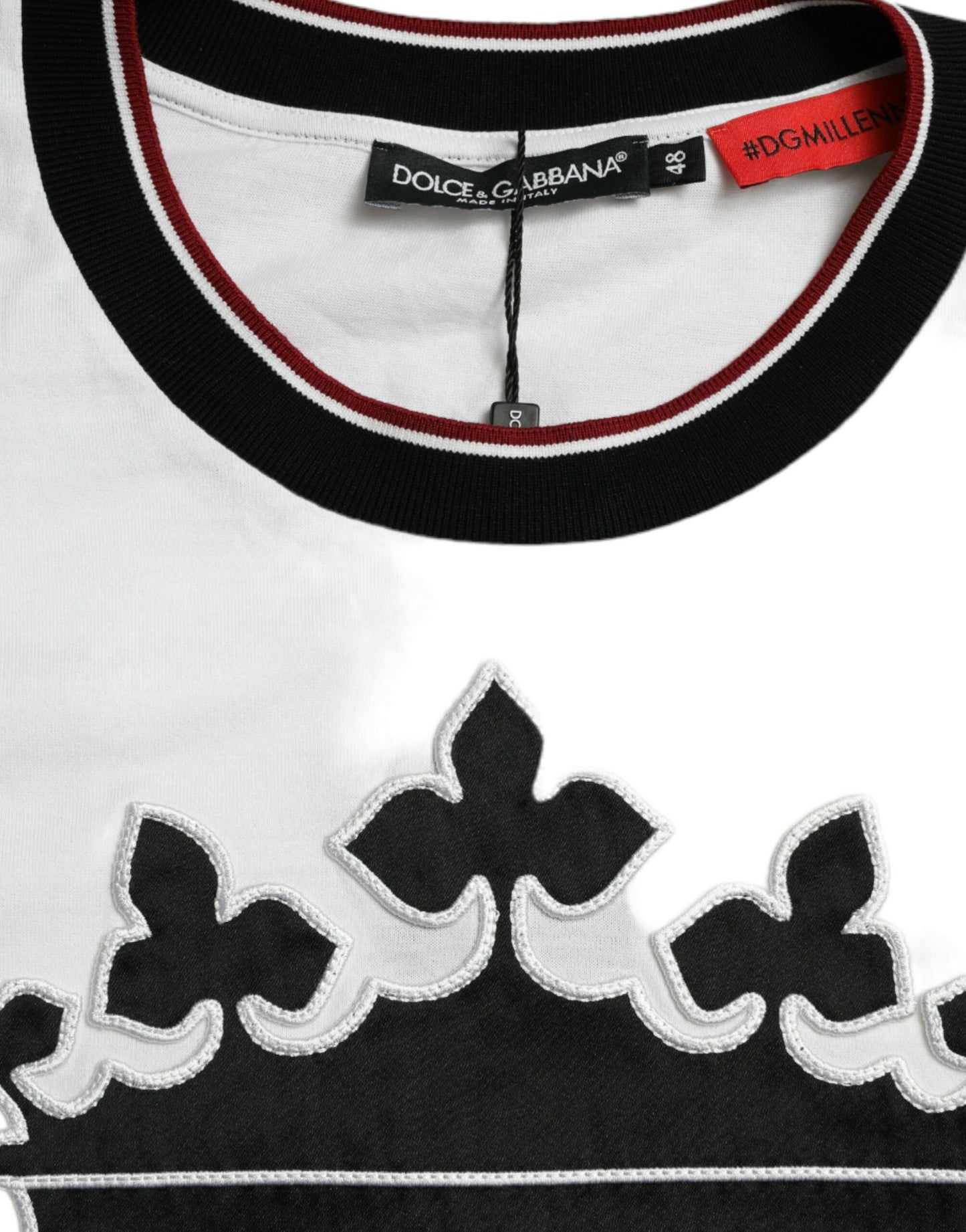Regal Crown White Cotton Tee