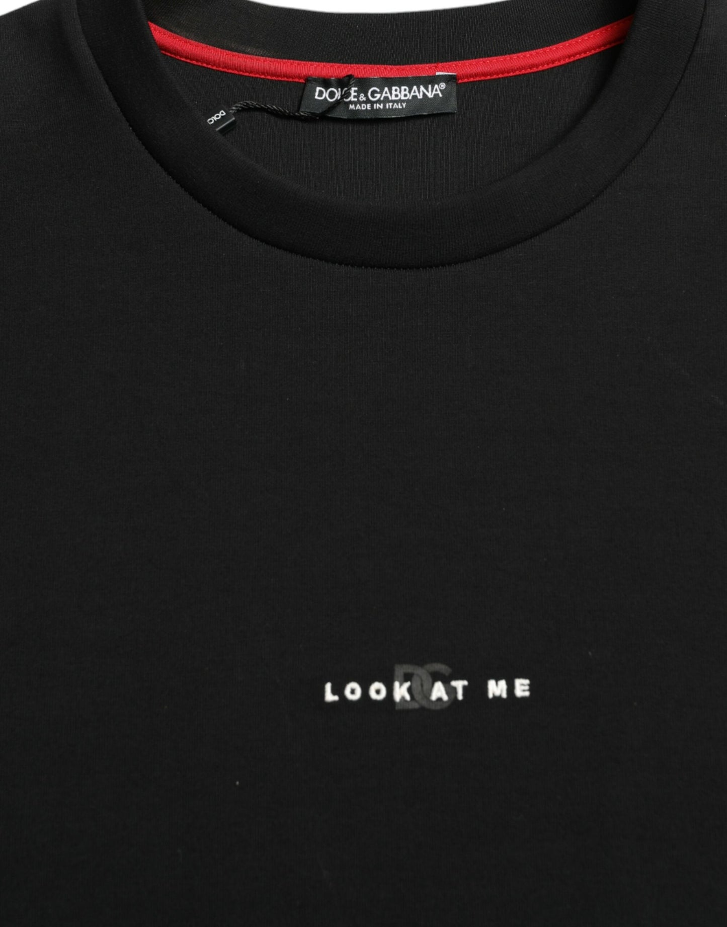 Round Neck Tee with Stylish Eyes Print