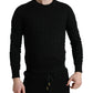 Elegant Silk Crewneck Sweater for Men