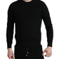 Elegant Silk Crewneck Sweater for Men