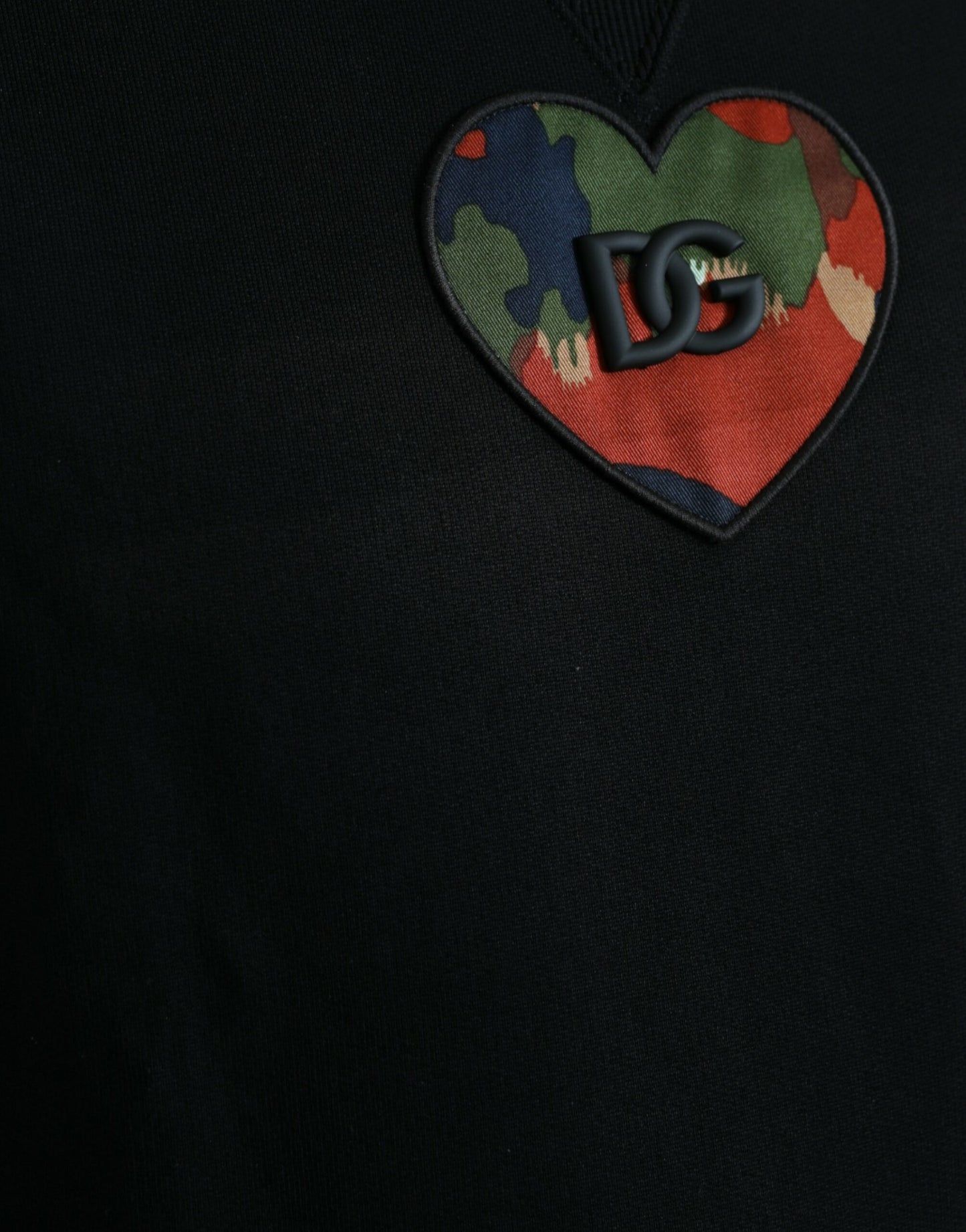 Elegant Cotton Crewneck Sweater With Logo Patch