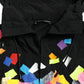 Elegant Multicolor Printed Nylon Hoodie