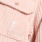 Elegant Cotton Shirt Sweater in Pink