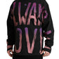 Stunning Graphic Print Crewneck Sweater