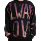 Stunning Graphic Print Crewneck Sweater